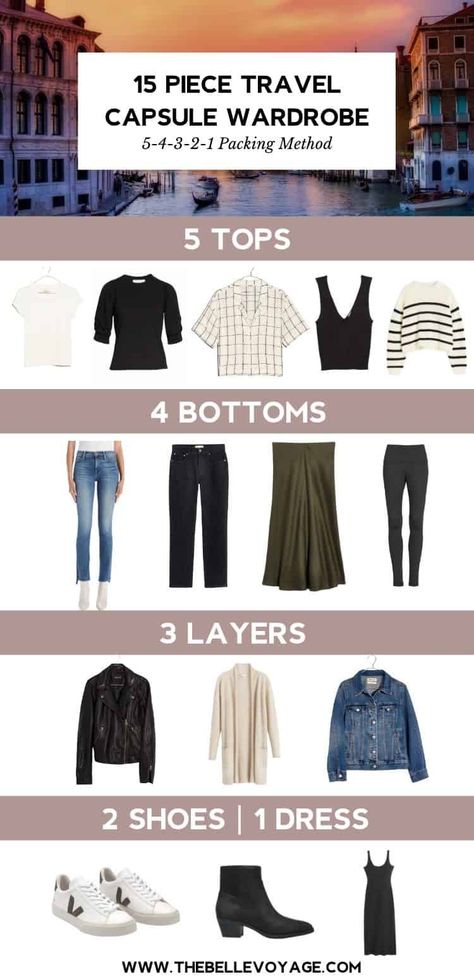 Travel Layers Outfits, 5 Day Business Trip Outfits, Spain In October Outfits, 5 4 3 2 1 Packing, Travel Capsule Wardrobe Spring, Phoenix Nights, Travel Capsule Wardrobe Summer, Capsule Wardrobe Women, Europe Travel Outfits