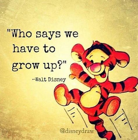 Growing old is mandatory. Growing up is optional. Cartoon Character, Winnie The Pooh, Disney, Quotes