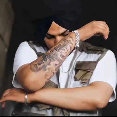 Moose Wala Wallpaper, Sidhu Moosewala Tattoo, Sidhu Moose Wala Tattoo, Moosewala Tattoo, Cute Disney Quotes, New Hd Pic, Meldi Ma Hd Photo, Nimrat Khaira, Sidhu Moose Wala