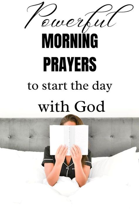 Powerful Morning Prayers, Short Devotions, Powerful Morning Prayer, Morning Devotion, Fast And Pray, Prayer Changes Things, Morning Prayer Quotes, Everyday Prayers, Prayer For The Day