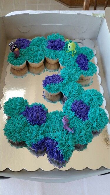 Monster Inc Smash Cake Ideas, Monsters Inc Cupcakes Ideas, Monsters Inc Girl Birthday Party Ideas, Monsters Inc Desserts, Monster Inc Cake, Monsters Inc Birthday Party Ideas 3rd, Monsters Inc Party Ideas, Monsters Inc Birthday Cake, Monsters Inc Birthday Party Ideas 2nd