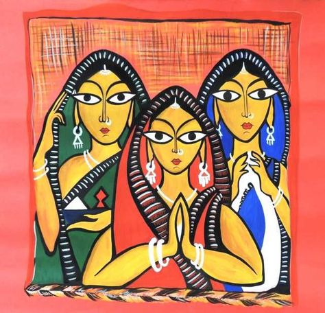 Kalighat Paintings | Wrytin Kalighat Paintings, Art Forms Of India, Jamini Roy, Phad Painting, Gond Painting, Rajasthani Art, African Art Paintings, Madhubani Art, Indian Folk Art