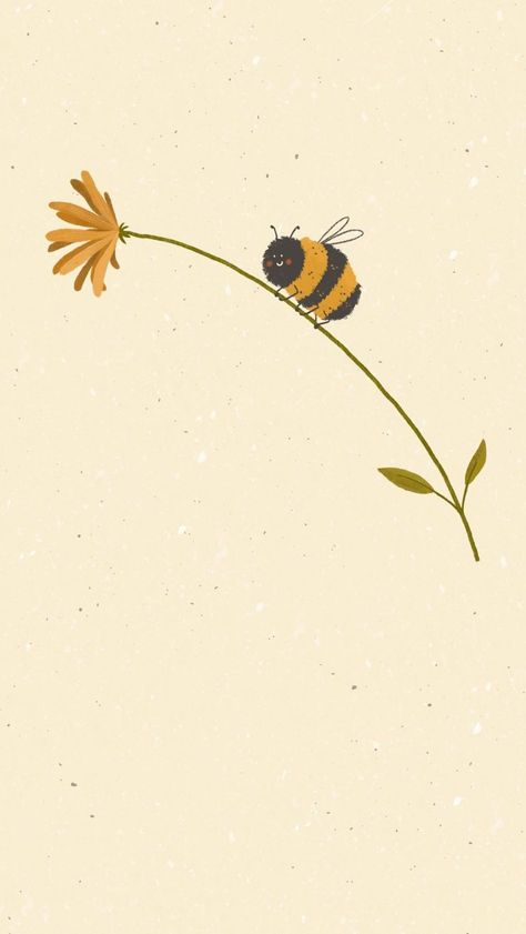 4K Bee Wallpaper Cover Ups Tattoo, Bee Wallpaper, Poster Grafico, Výtvarné Reference, Iphone Wallpaper Pattern, Cute Simple Wallpapers, Phone Wallpaper Patterns, Bee Art, Cute Patterns Wallpaper