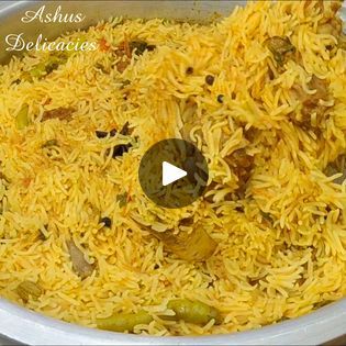 Hyderabadi Mutton Tahari | Hyderabadi Mutton Tahari | By Ashus DelicaciesFacebook Tahari Recipe, Indian Rice Recipes, Indian Rice, Biryani, One Pot Meals, Rice Recipes, One Pot, Kerala, Baby Stuff