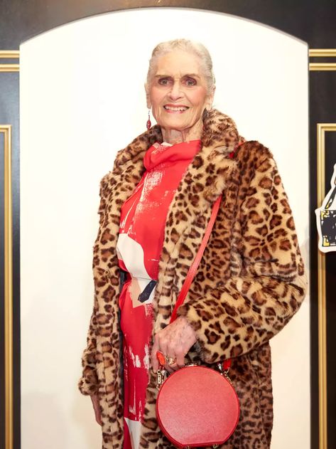 Model Daphne Selfe, 95, Reveals Her Secrets to Keeping Young Daphne Selfe, Kyle Richards, Glass Of Champagne, Bond Films, Sofia Richie, Stay Young, William And Kate, Bobby Brown, Celebrity Entertainment