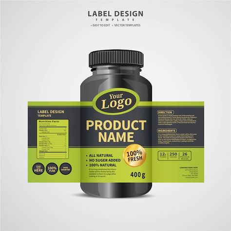 Medicine Label Design, Medicine Label, Label Produk, Product Label Design, Medicine Packaging, Bottle Design Packaging, Bottle Label Design, Labels Design, Label Packaging