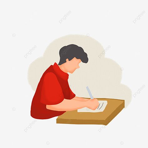 Student Sitting At Desk Drawing, Exam Wallpaper, Writing Classroom, Student Exam, Writing Images, Writing Test, School Images, Shree Krishna Wallpapers, Group Study