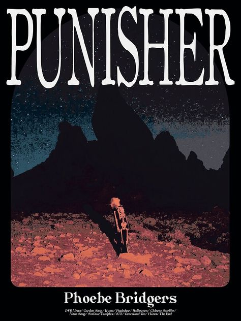 Punisher Poster, Prints For Walls, 2022 Picture, Music Poster Design, Phoebe Bridgers, Picture Collage Wall, Poster Art Print, Poster Poster, Art Collage Wall