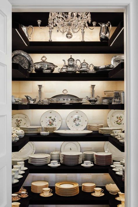 Dish Closet Storage, Dish Closet, Dish Pantry, China Room, Dish Room, Dream Pantry, China Closet, Perfect Pantry, China Storage