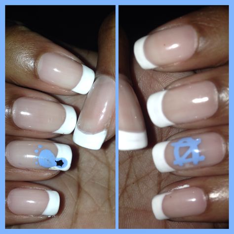 Tarheel nails...March madness baby! Unc Nail Designs, Unc Nails, Tar Heels Football, Nails March, Sports Nails, Toenail Art, Football Nails, March Nails, Tar Heel