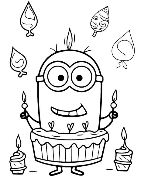 Coloring Pages Birthday, Birthday Grandma, Happy Birthday Coloring Pages, Birthday Coloring Pages, Cartoon Coloring, Birthday Clipart, Cartoon Coloring Pages, Free Coloring Pages, Printable Coloring Pages