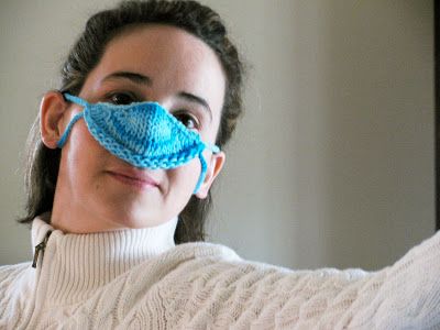 Knit Pattern Free, Crochet Nose, Small Knitting Projects, Nose Warmer, Crochet Applique Patterns Free, Crochet Mittens, Knitted Wit, Crochet Applique, Knitting Gift