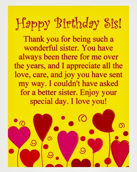 Happy Birthday Sister Best Friend, Verses For Sister Birthday Cards, Special Sister Birthday Quotes, Birthday Wishes For Close Sister, Wish Birthday For Sister Messages, Birthday Wish For Soul Sister, Happy Birthday Twin Sister, Birthday Wishes For Sister', Happy Birthday Dear Sister