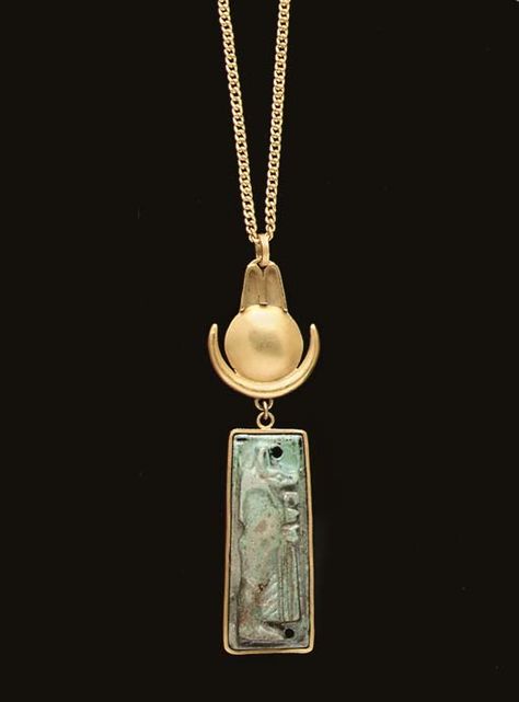 Egyptian Revival Jewelry, Egypt Jewelry, Late Period, Ancient Egyptian Jewelry, Ancient Jewels, Ancient Jewellery, Historical Jewellery, Long Pearl Necklaces, Egyptian Jewelry