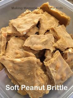 How To Make Soft Peanut Brittle, Soft Brittle Recipe, Grandmas Peanut Brittle, Peanut Patty Candy Recipe, Fluffy Peanut Brittle, Peanut Butter Brittle Recipe, Peanut Patties Recipe, Peanut Brittle Recipe Easy, Soft Peanut Brittle Recipe