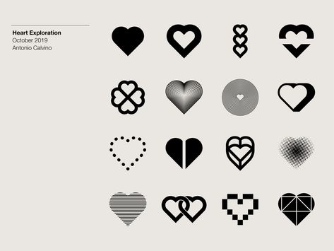 Heart Design Art, Heart Aesthetic, 타이포그래피 포스터 디자인, Texture Graphic Design, Pochette Album, Love Shape, Graphic Design Fonts, Heart Logo, Graphic Design Fun