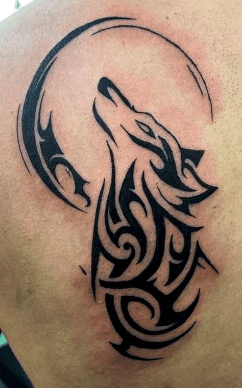 Most Amazing Tribal Wolf Tattoo Ideas (Tribal Wolf Tattoo Design Images) images that can inspire you to have a look-a-like Tattoo on your body. Wolf Henna Designs, Trible Wolf Tattoo, Wolf Henna Tattoo, Celtic Wolf Tattoos For Men, Celtic Wolf Tattoo, Trible Tattoos, Wolf Tattoos For Women, Wolf Tattoo Ideas, Crow Tattoo Design