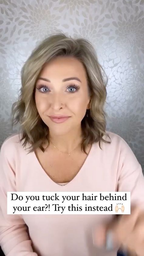 Ashley Erickson, Easy Bun Hairstyles For Long Hair, Best Of 2022, Hair Tuck, Short Hair Hacks, Hair To One Side, Hair Elastic, Hair Do, Hair Tutorials For Medium Hair