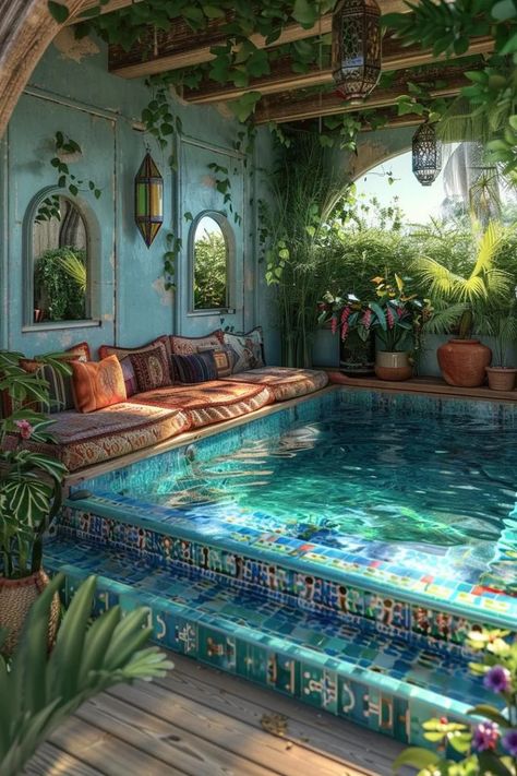 15 Stunning Above Ground Pool Ideas for Your Backyard 41 Style Hacienda, Small Indoor Pool, Garden Vertical, Lush Landscaping, Backyard Garden Diy, Piscina Interior, Sustainable Gardening, Ground Pool Ideas, Above Ground Pool Ideas