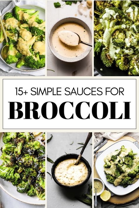 Do you love broccoli but want to take it up a notch? Look no further! These 15+ creamy and delicious sauces for broccoli will elevate your veggie game and leave your taste buds wanting more. Whether you're making steamed broccoli or roasted broccoli, you'll find a great sauce pairing here! Sauce For Broccoli Easy, Broccoli With Brown Sauce, Broccoli Sauce, Easy Cheese Sauce For Broccoli, Broccoli Recipe, Healthy Broccoli Recipes, Steamed Broccoli Recipes, Broccoli With Garlic Sauce, Sauce For Broccoli