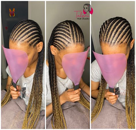 Push Back Hairstyles, Cornrows Women, Push Back Hairstyle, Natural Cornrows, Back Braid, Feed In Braids Hairstyles, Feed In Braid, Cornrow, Classy Dress Outfits