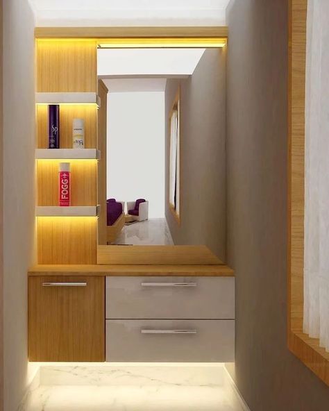 Dressing Tebal, Dressing Area In Bedroom, Wardrobe Design With Dressing Table, Dressing Mirrors, Dressing Table Mirror Design, Latest Door Designs, Modern Dressing Table Designs, Dressing Unit, Angle Pictures