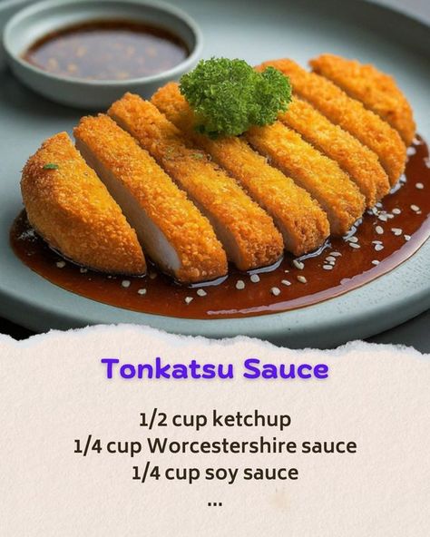 Japanese Tonkatsu, Tonkatsu Sauce, Sweet Rice, Product Innovation, Rice Wine, Worcestershire Sauce, Ketchup, Soy Sauce, Food Art