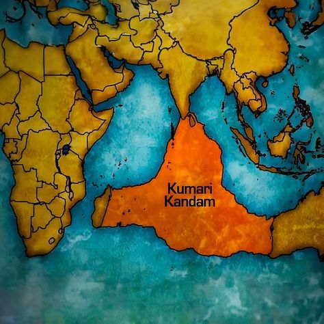 Ancient Nexus | Kumari Kandam, often referred to as the Tamil equivalent of Atlantis, is a legendary lost continent said to have existed in the Indian Ocean | Facebook Lost Continent, Kumari Kandam, Indian Legends, India Map, Plate Tectonics, Language Study, Atlantis, Indian Ocean, Sri Lanka