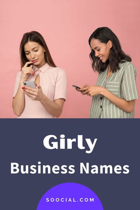 Names For Companies, Girly Name, New Business Names, Business Name Ideas, Name Ideas, Cute Names, Female Entrepreneurs, New Business, Cool Names