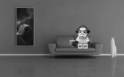 Stormtrooper by Kveldsvanger on @DeviantArt Lego Wallpaper Pc, Star Wars Ipad Wallpaper, Star Wars Living Room, Lego Stormtrooper, Lego Wallpaper, Lego Starwars, Art Musical, Storm Troopers, Free Lego