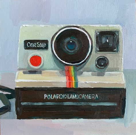 Cheeese by Erika Lee Sears Camera Painting, New Mommy, Gcse Art, Arte Sketchbook, Art Collage Wall, Painting Art Projects, Gouache Painting, Old Ones, Funky Art