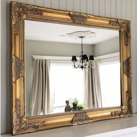 Wedding Mirror Sign, Large Gold Mirror, Large Antique Mirror, Farmhouse Mirror, Antique Gold Mirror, Mirror Wedding, Antique Wall Decor, Wedding Mirror, Farmhouse Mirrors