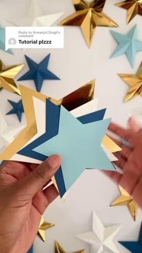 #craft #DIY #handmade #homedecor Celestial Party Decorations Diy, Diy Eid Decoration Ideas, Ramadan Paper Decorations, Birthday Decorations Handmade, Diy Ramadan Crafts, Diy Christmas Decorations Party, Fanous Ramadan Diy, Craft Ramadan For Kids, Star Room Decor Diy