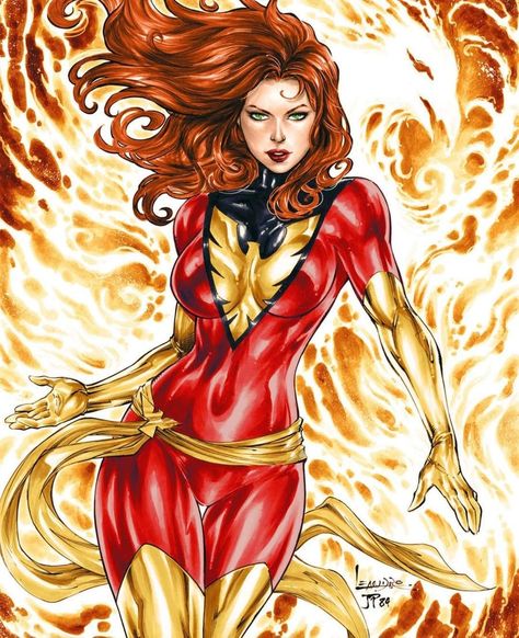 Jean Grey Phoenix, Phoenix Art, Dark Phoenix, Marvel Girls, Man Character, X Man, Jean Grey, Black Queen, Marvel Art