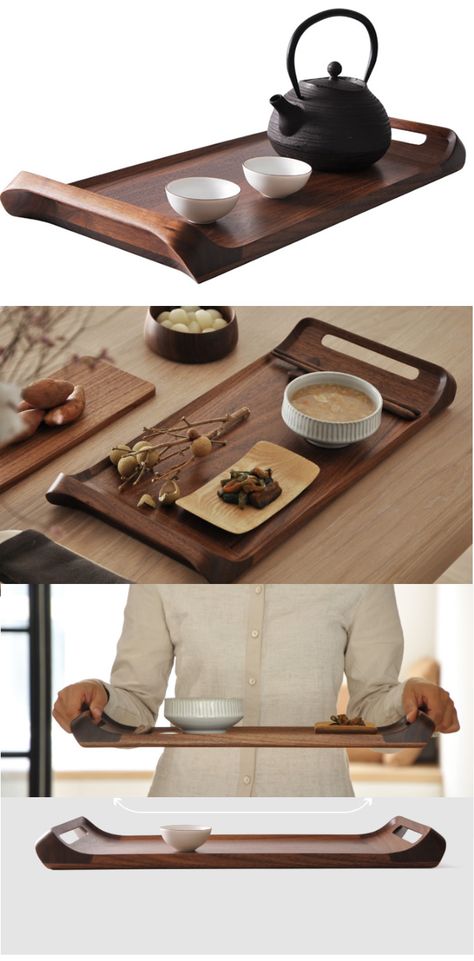 Tray Serving Ideas, Wooden Platters Serving Trays, Food Tray Design, Wooden Tray Ideas, Wooden Tray Decoration Ideas, Tray Design Ideas, Wooden Food Tray, Wooden Tray Decor, Serving Trays Design