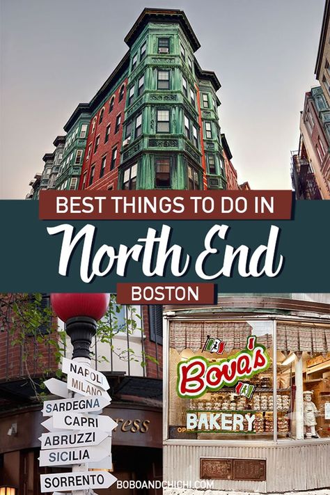 best places to check out and things to do in Boston including all the best food in Boston's Little Italy district in the North End What To Wear In Boston In August, Boston Weekend Trip, Northend Boston, Places To Eat In Boston, New England Trip, Boston Itinerary, Boston Freedom Trail, Boston Weekend, North End Boston