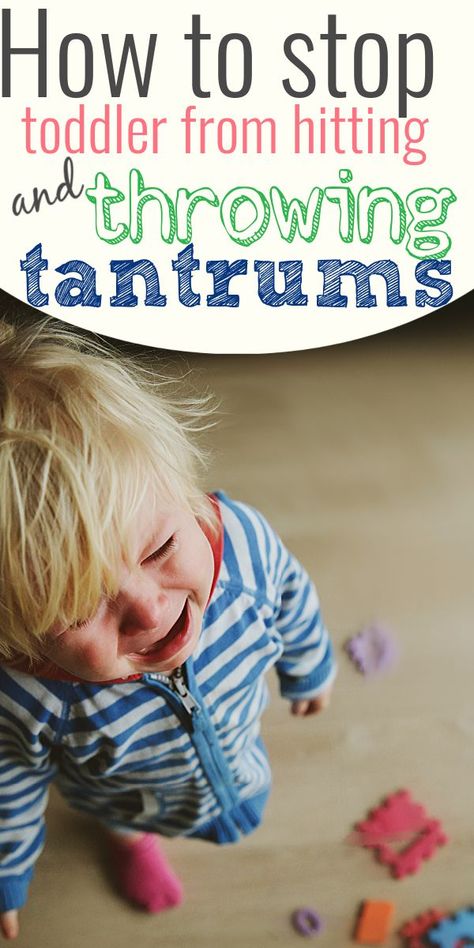 Toddler Hitting, Parenting Tips For Toddlers, Hitting Toddler, Throwing Tantrums, Toddler Speech, Toddler Hacks, Toddler Behavior, Tantrums Toddler, Toddler Discipline