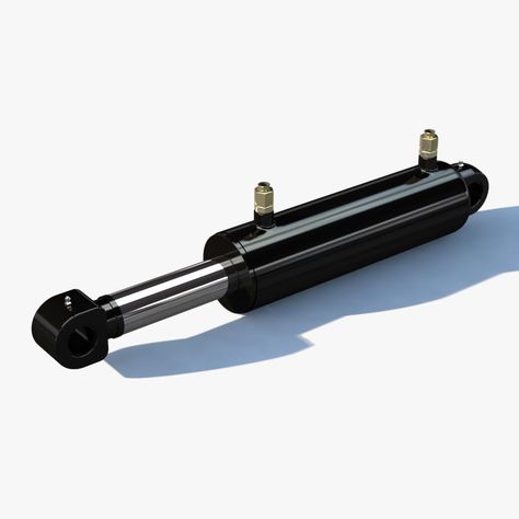 Hydraulic Cylinder 3D Model #AD ,#Hydraulic#Cylinder#Model Drawing Help, Hydraulic Cylinder, Graphic Design Tips, Business Cards Creative, Abstract Photos, Cinema 4d, Low Poly, 3ds Max, Gap