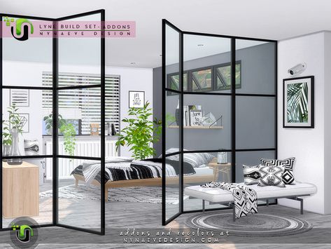 NynaeveDesign's Lyne Build Set - Addons Sims 4 Mods Sims Resource, Sims 4 Build Cc Living Room, Sims 4 Build Cc Windows, Ts4 Mods Furniture, Ts4 Build Cc, The Sims 4 Pack, Sims Cheats, Living Room Sims 4, Sims 4 Cc Furniture Living Rooms