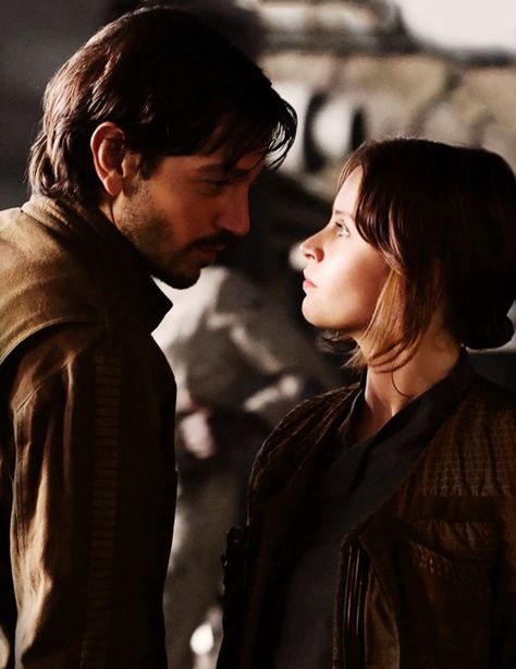 Rogue One Best Fictional Couples Ships, Rogue One Cassian, Star Wars Couple Aesthetic, Cassian And Jyn Rogue One, Rogue One Jyn And Cassian, Jyn X Cassian, Jyn Erso Aesthetic, Jyn Erso And Cassian Andor, Jyn And Cassian