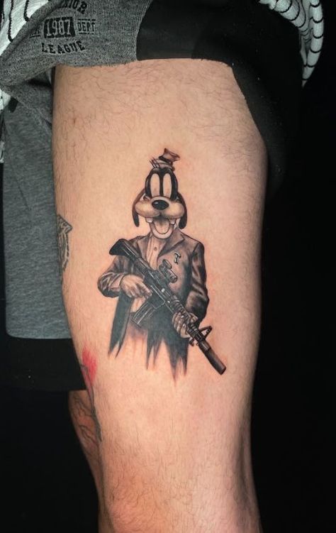 Black And Grey Tattoo Ideas, Cholo Tattoo, Calf Sleeve Tattoo, Jordan Tattoo, Hexagon Tattoo, Tattoo Black And Grey, Black And Grey Tattoo, Cartoon Tattoo, Gangsta Tattoos