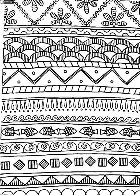 Bullet Journal Boxes, Zen Doodle Patterns, Adult Coloring Designs, African Art Paintings, Doodle Art Drawing, Mandala Design Pattern, Pottery Painting Designs, Zentangle Drawings, Doodles Zentangles