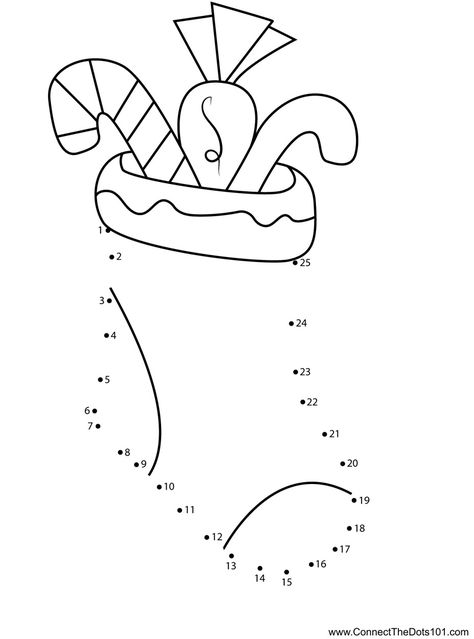 Christmas Stocking dot to dot printable worksheet - Connect The Dots Christmas Dot To Dot Free Printables, Connect The Dots Printable For Kids, Connect The Dots Christmas, Dot To Dot Christmas, Christmas Connect The Dots, Christmas Dot To Dot, Christmas Puzzles Printables, Christmas Word Search Printable, Christmas Puzzles