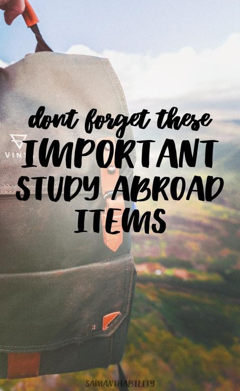 Don't forget to pack these ten travel essentials if you are studying abroad or traveling! This is a list of the top items for study abroad! Study Abroad Must Haves, Study Abroad Spain, London Packing List, Study Abroad Packing List, Study Abroad Packing, Reading Friends, Abroad Packing List, Summer Study, Semester Abroad