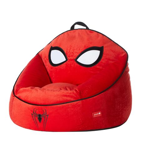 PRICES MAY VARY. Plush DESIGN: This bean bag chair is designed with everyone's favorite Marvel superhero, Spiderman. This iconic chair will be a favorite for all Marvel Spiderman fans. Bean bag chair has added detail and cozy embellishments for comfortable seating. COMFORTABLE AND DECORATIVE SEATING OPTION: This decorative chair will be a favorite seat of the house. With a soft fabric, your little one can sit comfortably for long periods of time. It's a must-have in every child's room! LIGHTWEIG Spiderman Furniture, Spiderman House, Spiderman Room Ideas, Spiderman Merch, Spiderman Decor, Design A Superhero, Spiderman Room Decor, Spiderman Bedroom, Spiderman Stuff