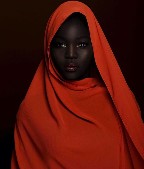 Sudanese Model Dubbed “Queen of the Dark” Refused $10,000 Offer to Bleach Her Skin Nyakim Gatwech, Uber Driver, The Queen, Bleach, Queen, Orange, Skin, Red