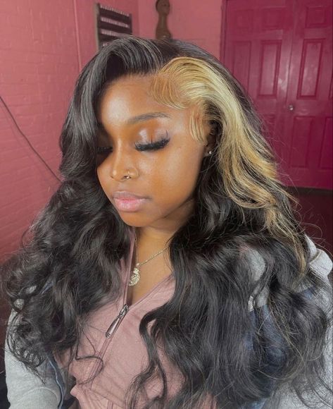 Frontal Wig Hairstyles, Wig Install, Birthday Hairstyles, Quick Weave Hairstyles, Frontal Hairstyles, Pretty Hair Color, Colored Wigs, Dope Hairstyles, Front Lace Wigs Human Hair