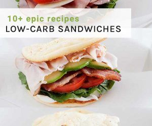 Keto Sandwiches, Low Carb Sandwich, No Carb Bread, Low Carb Sandwiches, Braised Chicken Breast, Low Gi Foods, Deli Turkey, Sandwich Ingredients, Office Lunch