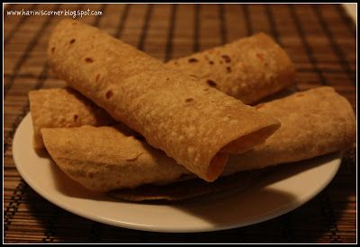 Our Foodlogue: Chappathi | Phulkas Indian Breads, Indian Bread, Simple Home, Whole Wheat Flour, Brown Spots, Vegan Options, Wheat Flour, Ghee, Rolling Pin