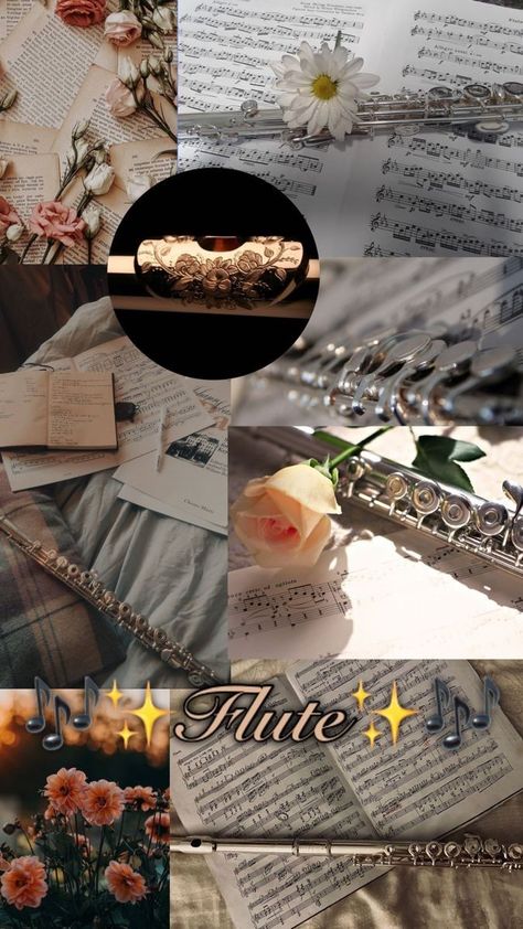 Flute Astethic, Flute Aesthetic Wallpaper, Flute Pictures, Flute Wallpapers, Instrument Wallpaper, Flute Aesthetic, Funny Band Jokes, Popular Piano Sheet Music, Transverse Flute